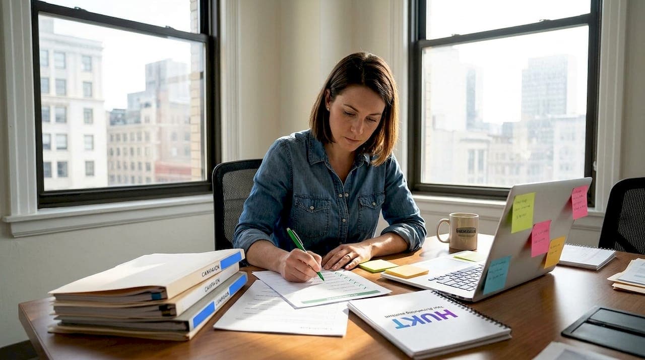 Marketing campaign checklist: 50% faster AI execution